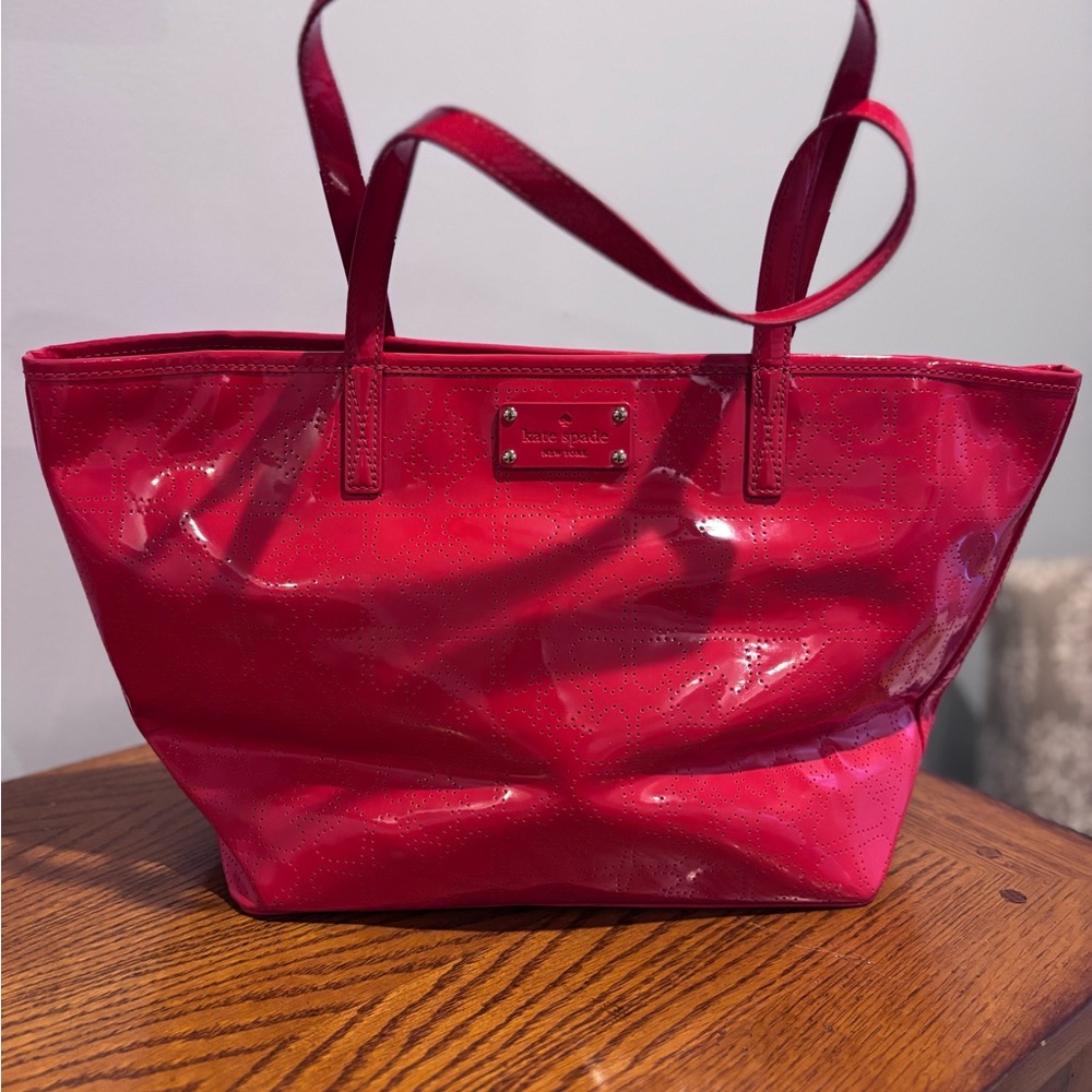 Kate Spade Red Tote Bag
